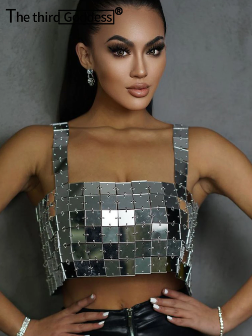 Bold Metal Crop Top